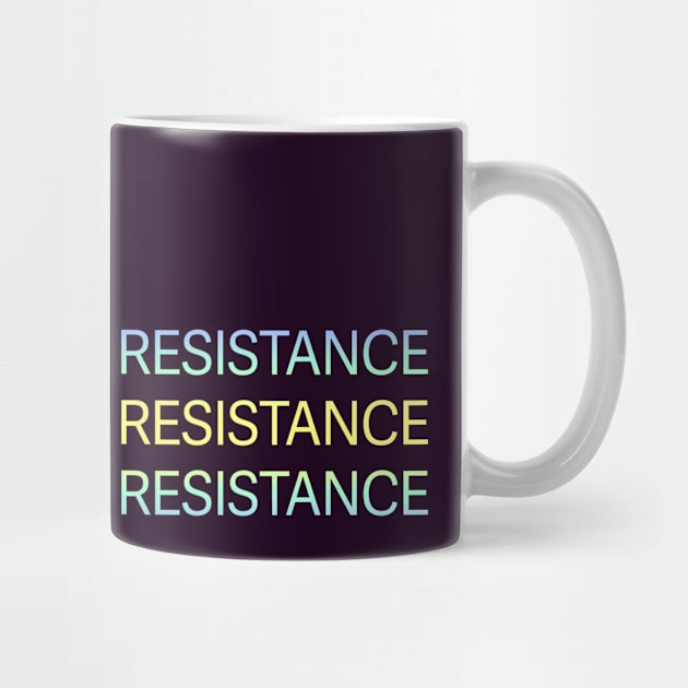 My Existence Is Resistance v2.2 Yellow Sherbet by Model Deviance Designs